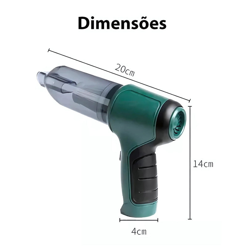 Aspirador Portátil Prático e Potente